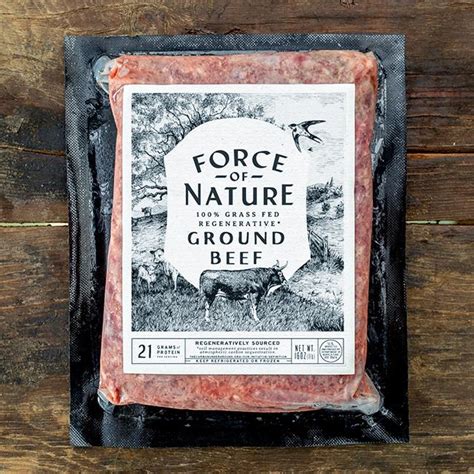 Force of nature meat - Venison Patties, Wagyu Beef. 21 grams of protein per Serving. With wagyu beef (Force of Nature defines a thriving environment as an ecosystem that promotes biodiversity and soil health). Ready to cook. Made with 100% grass fed + pasture raised venison and wagyu beef. No antibiotics or added growth hormones (Force of Nature defines a thriving ...
